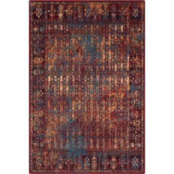 ISFAHAN GRAWE sötétvörös szőnyeg, 133x180 cm