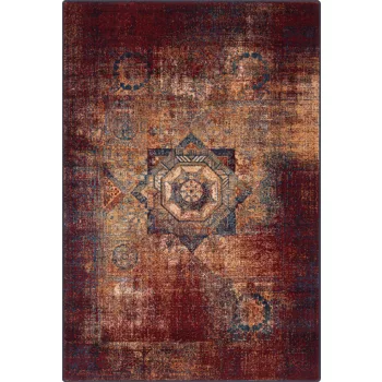 ISFAHAN BASZRA sötétvörös szőnyeg, 160x240 cm