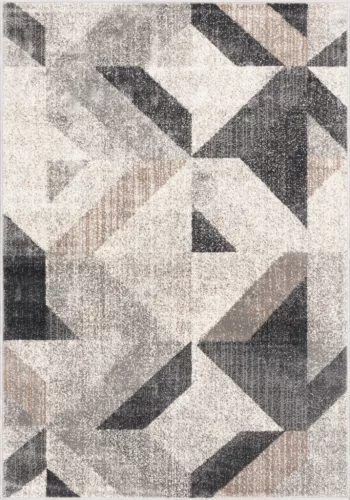 SOFT HALLEBY gránitszürke szőnyeg, 133x190 cm