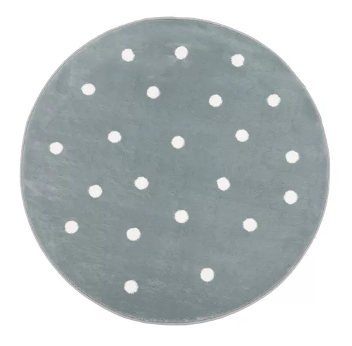 LUSH GROCHY menta kerek szőnyeg, 80 cm
