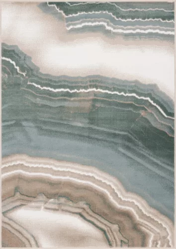 SENSI ATRANI malachitzöld szőnyeg, 133x190 cm