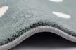 LUSH GROCHY menta kerek szőnyeg, 100 cm