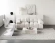 MORPHIC DUNES világosszürke szőnyeg, 200x300 cm