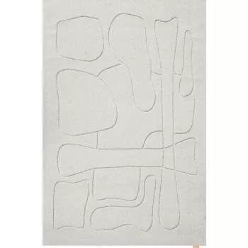 MORPHIC-B MORPHIC világosszürke szőnyeg, 133x190 cm