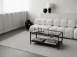 MORPHIC-B RIFTS H világosszürke szőnyeg, 160x230 cm