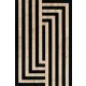 AGNUS-B ART DECO II fekete szőnyeg, 133x190 cm