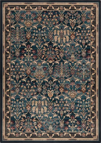 ISFAHAN AMARA smaragdzöld szőnyeg, 133x180 cm