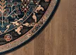 ISFAHAN AMARA smaragdzöld kerek szőnyeg, 133 cm