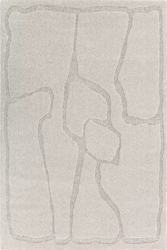 MORPHIC-B TEKTONICA világosszürke szőnyeg, 133x190 cm