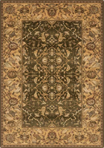AGNUS HETMAN olívazöld szőnyeg, 100x180 cm
