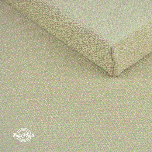 BARBADOS 7259 - pink-zöld-szürke, vízlepergető, UV-álló kültéri bútorszövet