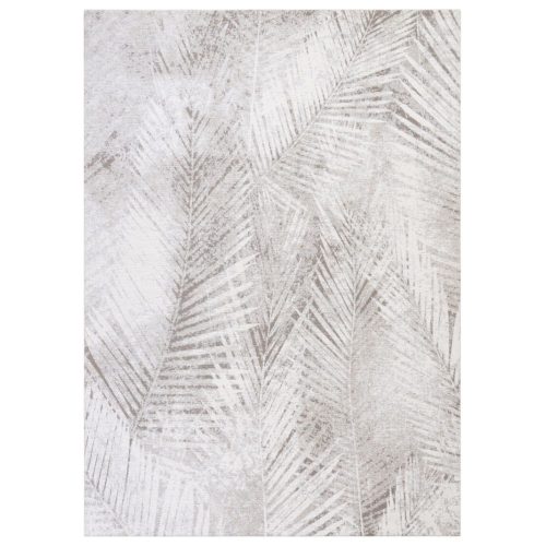Java Ivory XL, bézs, pálmalevél lenyomat mintás szőnyeg 200 x 300 cm