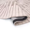Radius Beige, bézs 3D mintás, kézi csomózású prémium köralakú szőnyeg 250cm