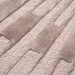 Radius Beige, bézs 3D mintás, kézi csomózású prémium köralakú szőnyeg 250cm