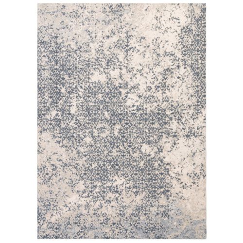 IVES Warm Blue, bézs alapon szürkéskék vintage mintás szőnyeg szennytaszító bevonattal 200x300 cm