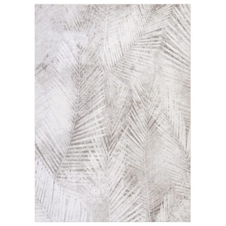 Java Ivory L, bézs, pálmalevél lenyomat mintás szőnyeg 160 x 230 cm