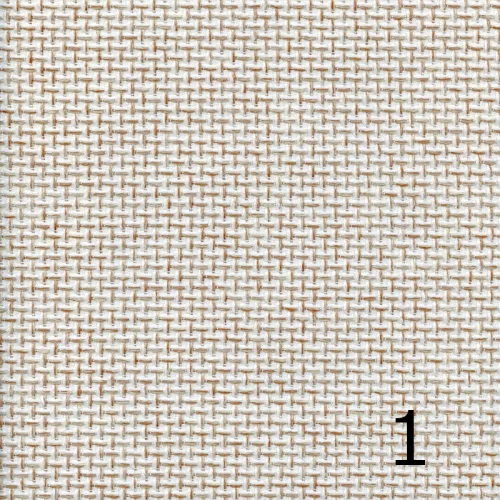 OLIMPIC - 1 - ekrü bézzsel - világosszürke, magas kopásállóságú, zsákszövet anyagú bútorszövet