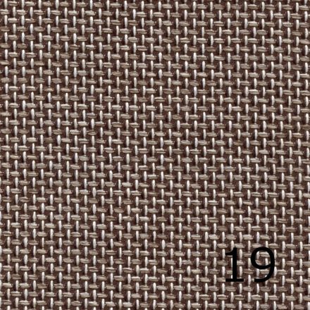OLIMPIC - 19 - barna bézzsel - világosszürke, magas kopásállóságú, zsákszövet anyagú bútorszövet