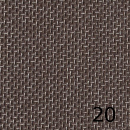 OLIMPIC - 20 - barna szürkével - világosszürke, magas kopásállóságú, zsákszövet anyagú bútorszövet