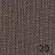 OLIMPIC - 20 - barna szürkével - világosszürke, magas kopásállóságú, zsákszövet anyagú bútorszövet
