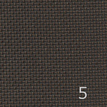 OLIMPIC - 5 - barnás fekete - világosszürke, magas kopásállóságú, zsákszövet anyagú bútorszövet