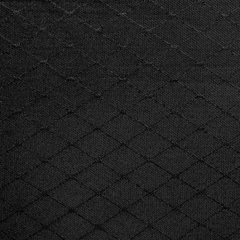   Autókárpit Jack 4 fekete, nagy rombusz mintás szivacsos hátoldallal