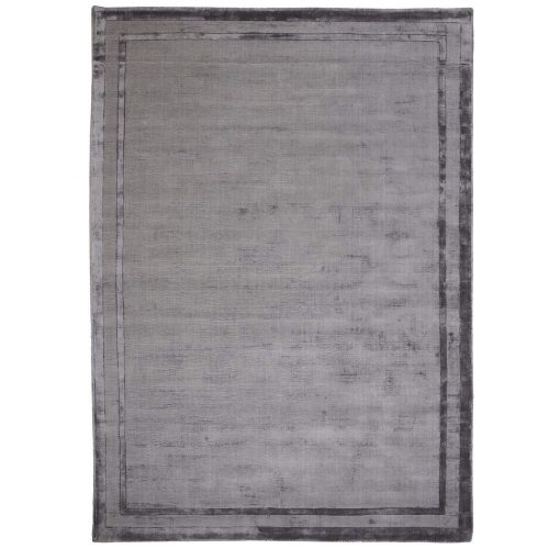 FRAME Steel grey, szürke, bársonyos felületű, kézi csomózású prémium szőnyeg 200x300cm