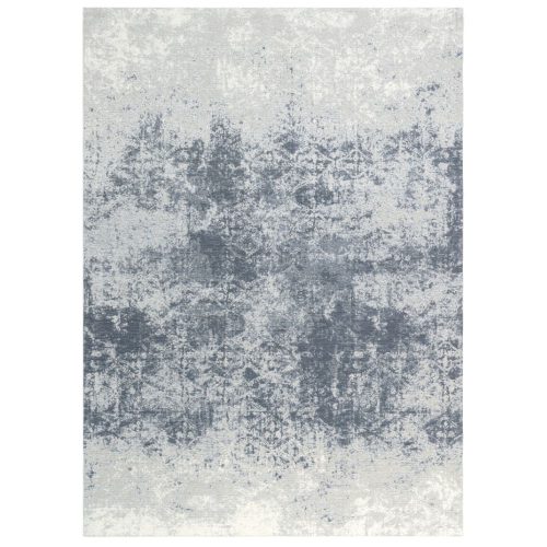 ILLUSION Blue Grey L, kékesszürke vintage mintás szőnyeg 160 x 230 cm
