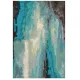 LAGUNA Aqua L, türkiz-barna-sárga absztrakt mintás szőnyeg 160 x 230 cm