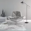 BETO Grey XL, világosszürke betonhatású szőnyeg 200 x 300 cm