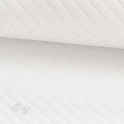 AMOR PIK 4317 - fehér, nyomott mintás, vízlepergető prémium bútorszövet