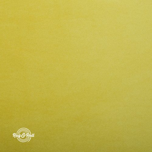 SUPER 258 - okkersárga, vízzel tisztítható prémium bársony bútorszövet