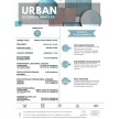 URBAN 8 - hússzín, vízlepergető, magas kopásállóságú bútorszövet