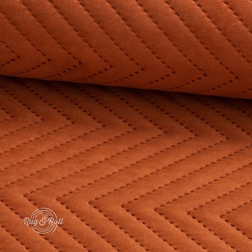 AMOR PIK 4305 - konyak, nyomott mintás, vízlepregető prémium bútorszövet