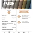 Fresh 1107, bézs zseníliás felületű, puha kellemes tapintású bútorszövet