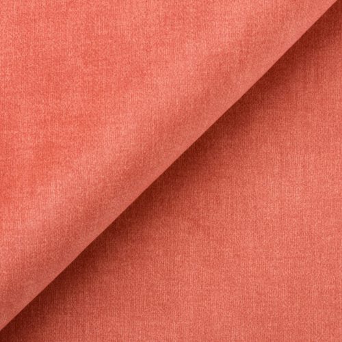 HOLD ME 29 korall, magas kopásállóságú, folyadéklepergető, lángmentes bársonyos puha tapintású szövet 