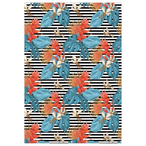 Tropical, egyedi nyomtatású, szennytaszító felületkezelésű szőnyeg 160 x 230 cm