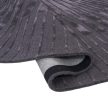 Radius Dark Grey, sötétszürke 3D mintás, kézi csomózású prémium köralakú szőnyeg 200cm