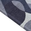 MARE Blue, szürkéskék  körmintás szőnyeg szennytaszító bevonattal