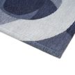 MARE Blue, szürkéskék  körmintás szőnyeg szennytaszító bevonattal
