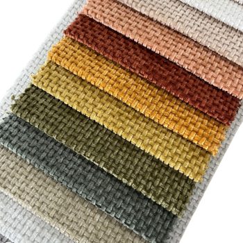   Flow, bársonyos felületű, szőtt zsenília hatású vízlepergető bútorszövet 22 színben