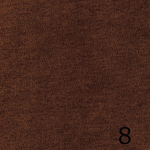 ALFA 8 - barna, puha felületű, magas kopásállóságú  bútorszövet