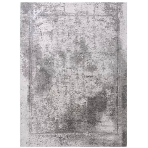 BETO Anthracite, sötétszürke betonhatású szőnyeg, szennytaszító bevonattal 160x230 cm