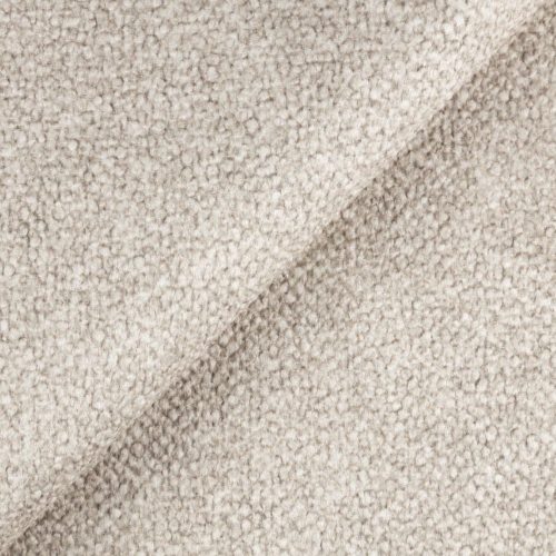 Bubble 2 - bézs, folyadéklepergető, erős kopásállóságú , buklé hatású velúr bútorszövet