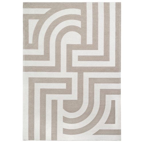 Tiffany Beige L, ekrü, bézs geometriai mintás szőnyeg 160 x 230 cm