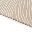 ETNA Beige, absztrakt ekrü vonalmintás szőnyeg szennytaszító bevonattal