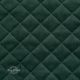 Salvador Caro 7 - sötétzöld, könnyen tisztítható, steppelt, kárómintás bársony bútorszövet 