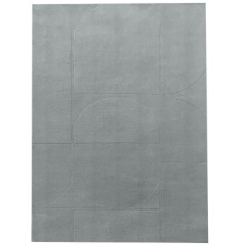   CAMINO Gray, szürke, egyszínű, 3D mintás kézi szövésű prémium szőnyeg 200x300 cm