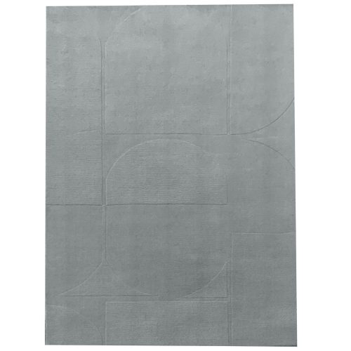 CAMINO Gray, szürke, egyszínű, 3D mintás kézi szövésű prémium szőnyeg 200x300 cm