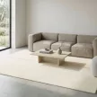 RIO Ivory, ekrü színű prémium gyapjú szőnyeg, 160x230 cm